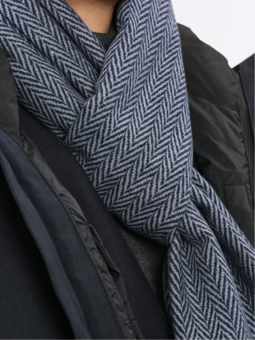 ジャガード リバーシブルマフラー