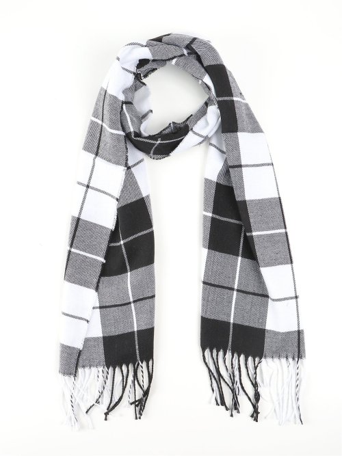 ブロックチェック マフラー