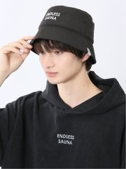 Sauna Camp×T/Q サウナハット 黒 メンズ