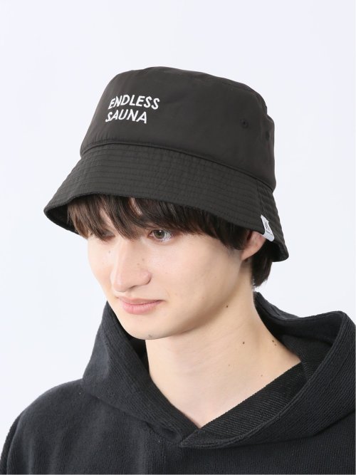 Sauna Camp×T/Q サウナハット 黒 メンズ