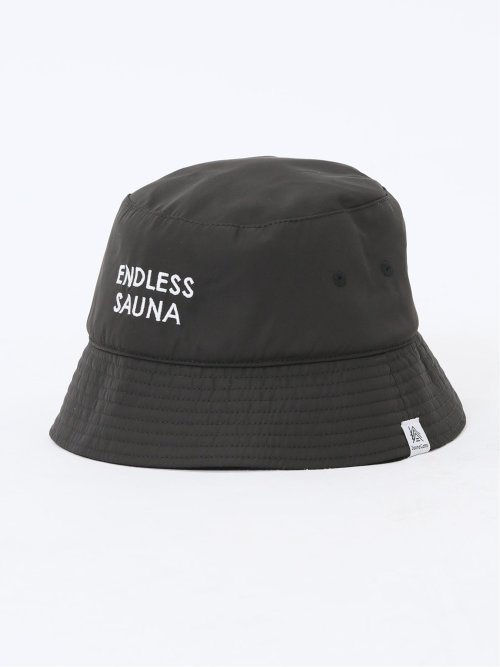 Sauna Camp×T/Q サウナハット 黒 メンズ