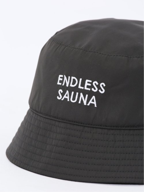 Sauna Camp×T/Q サウナハット 黒 メンズ