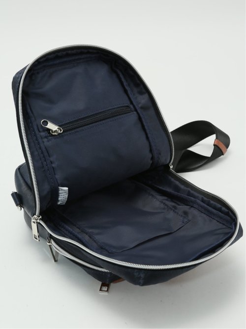 千鳥柄配色 ボディバッグ