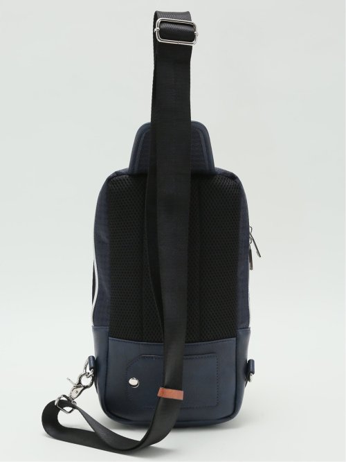 千鳥柄配色 ボディバッグ