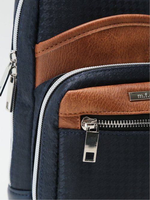 千鳥柄配色 ボディバッグ