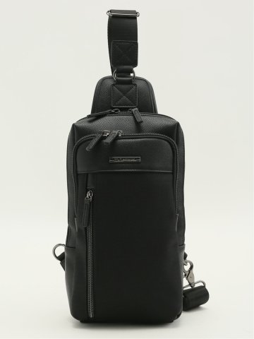 型押しコンビ ボディバッグ