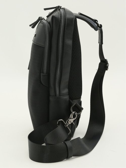 型押しコンビ ボディバッグ