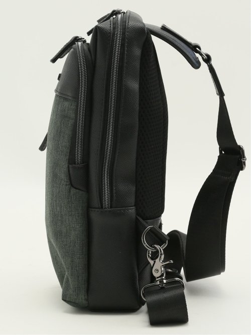 型押しコンビ ボディバッグ