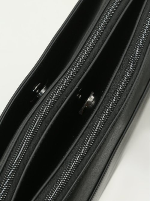 ダブルジッパー 2WAY クラッチバック