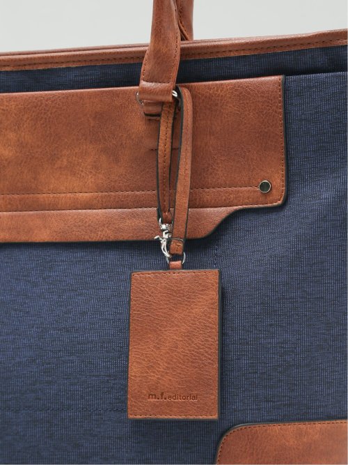 ツイル配色  2WAYトートバッグ A4対応