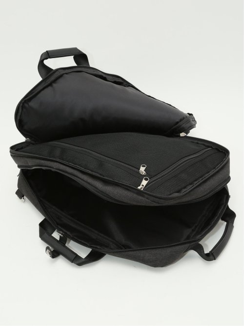 杢ポリ 3WAYバックパック(Other 05黒): バッグ | TAKA-Q ONLINE SHOP