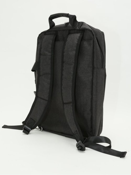 杢ポリ 3WAYバックパック(Other 05黒): バッグ | TAKA-Q ONLINE SHOP