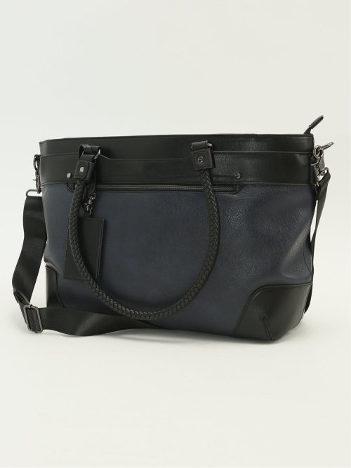 ムラ型押し トートバッグ A4対応