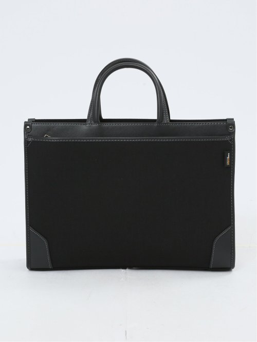 ダブルポケット 2WAYブリーフバッグ A4対応(Other 05黒): バッグ