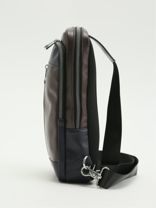 配色 ボディバッグ