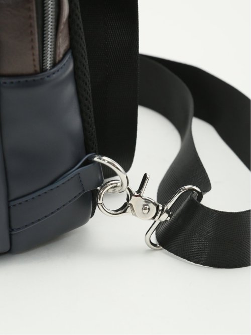 配色 ボディバッグ