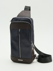 配色 ボディバッグ