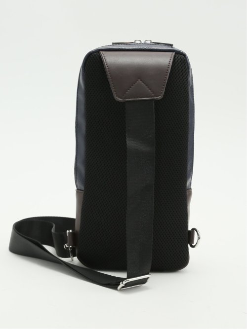 配色 ボディバッグ