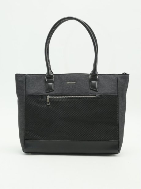 撥水 市松切替 2WAYトートバッグ A4対応