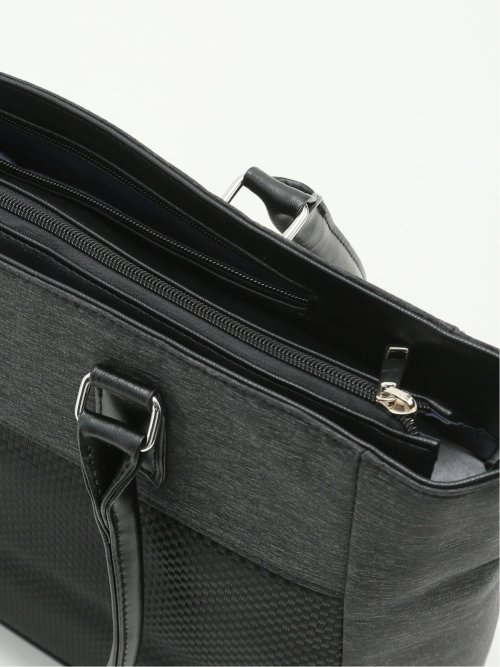 撥水 市松切替 2WAYトートバッグ A4対応