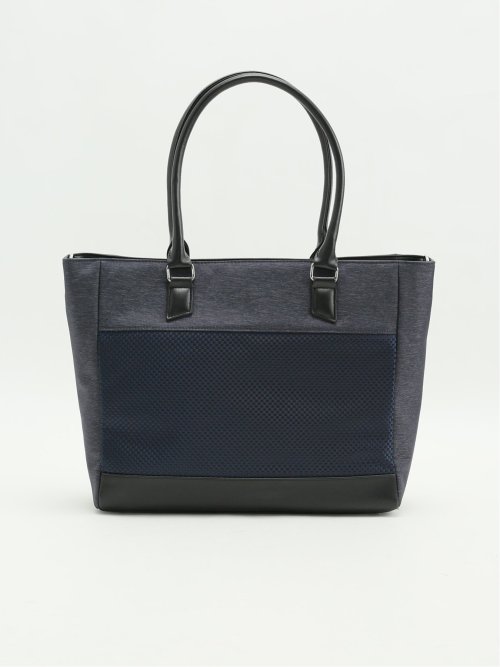 撥水 市松切替 2WAYトートバッグ A4対応