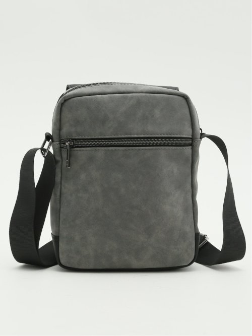 フラップ付き 縦型 ボディバッグ