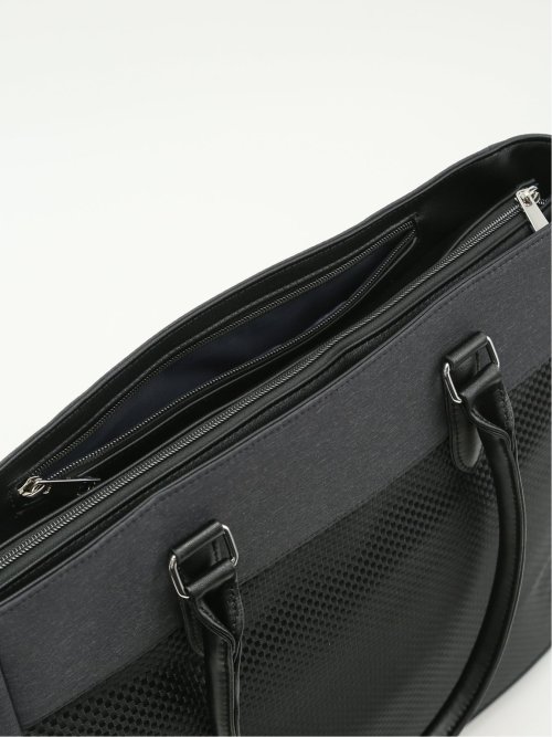 ブロックチェック トートバッグ A4対応