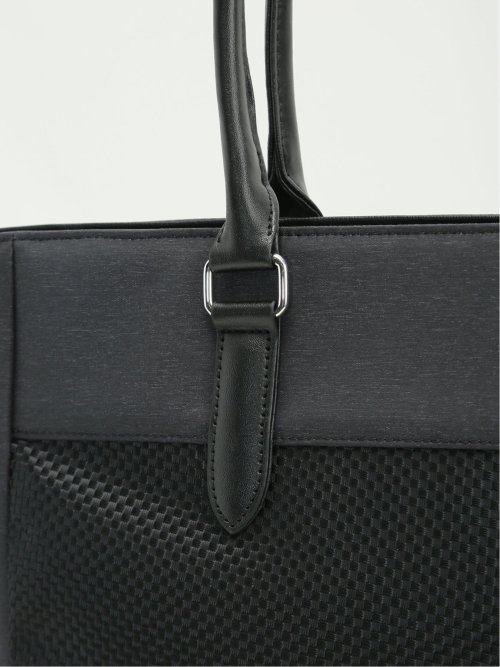 ブロックチェック トートバッグ A4対応