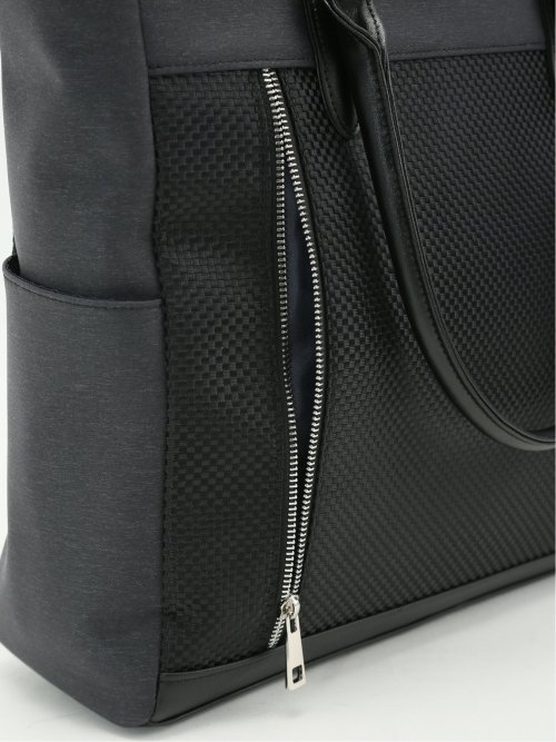 ブロックチェック トートバッグ A4対応