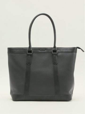 トート バッグ メンズ ビジネス 鞄 A4対応 クッションポケット シュリンク 型押し 合成皮革