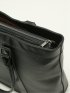 トート バッグ メンズ ビジネス 鞄 A4対応 クッションポケット シュリンク 型押し 合成皮革