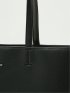 トート バッグ メンズ ビジネス 鞄 A4対応 クッションポケット シュリンク 型押し 合成皮革