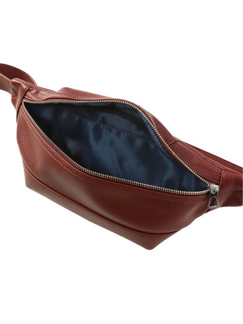 シボ調ZIP使い 横ボディバッグ