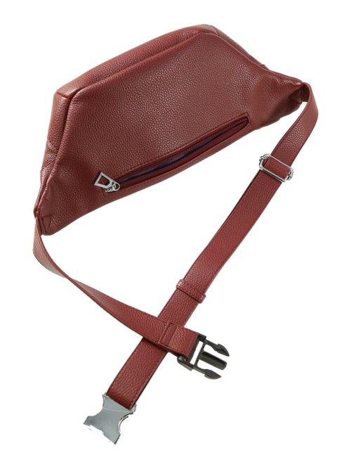 シボ調ZIP使い 横ボディバッグ