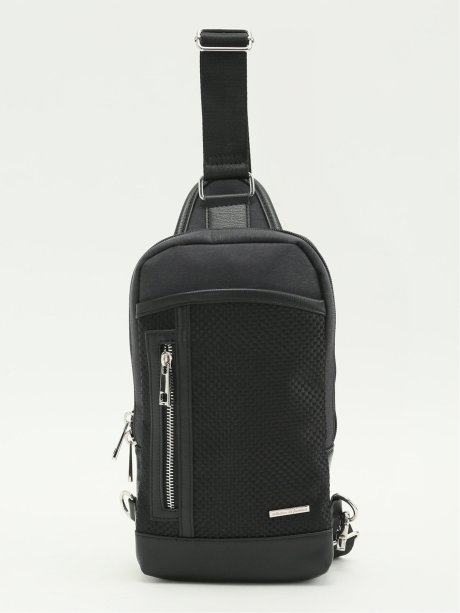 ブロックチェック ボディバッグ