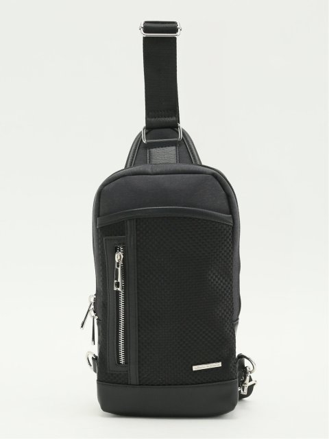 ブロックチェック ボディバッグ