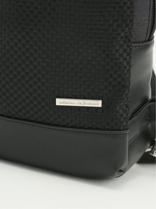 ブロックチェック ボディバッグ