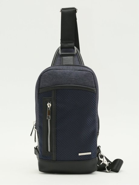 ブロックチェック ボディバッグ