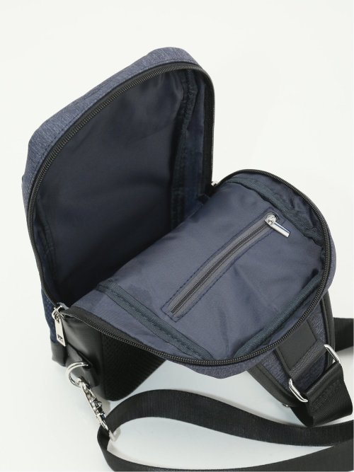 ブロックチェック ボディバッグ