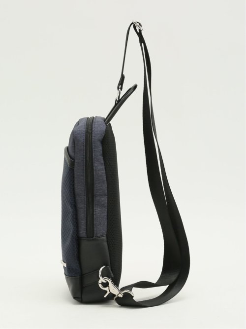 ブロックチェック ボディバッグ