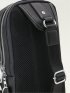 斜めジップ 切替 ボディバッグ