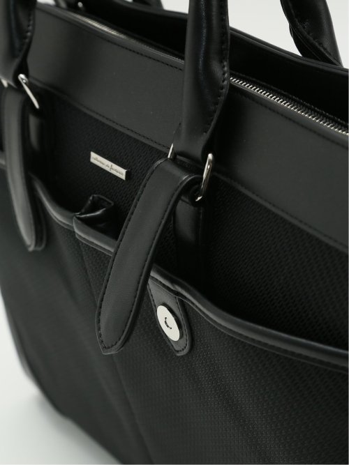 ダブルポケット 2WAYブリーフバッグ A4対応(Other 05黒): バッグ