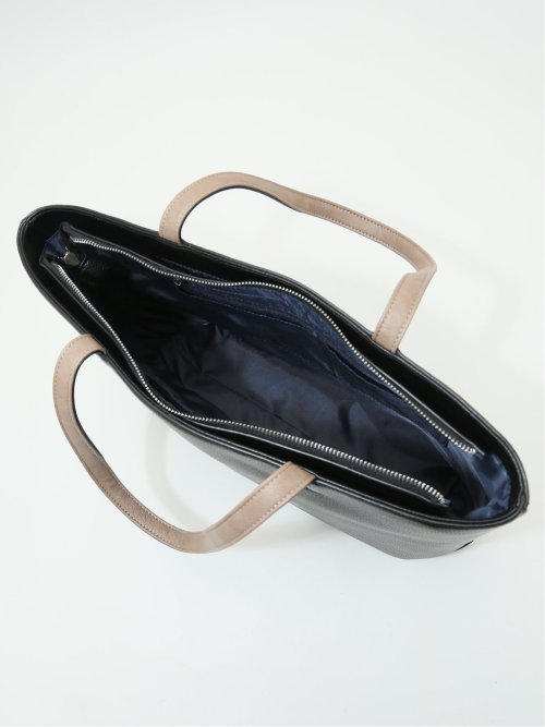 シュリンク型押し トートバッグ A4対応(Other 05黒): バッグ | TAKA-Q