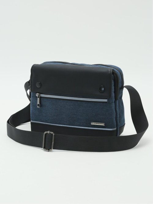 フラップ付き 横型 ボディバッグ