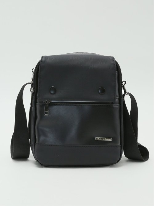 フラップ付き 縦型 ボディバッグ