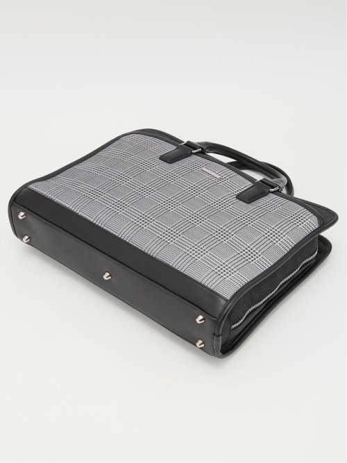 グレンチェック切替 2WAYブリーフバッグ A4対応