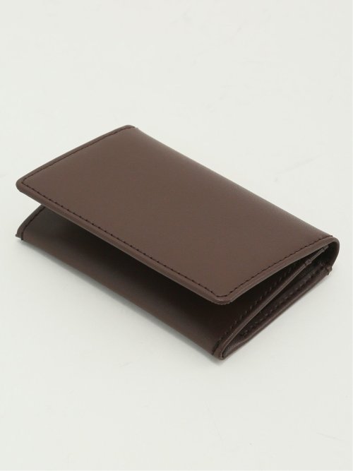 スムースレザー 名刺入れ(Other 35こげ茶): ファッション雑貨 | TAKA-Q
