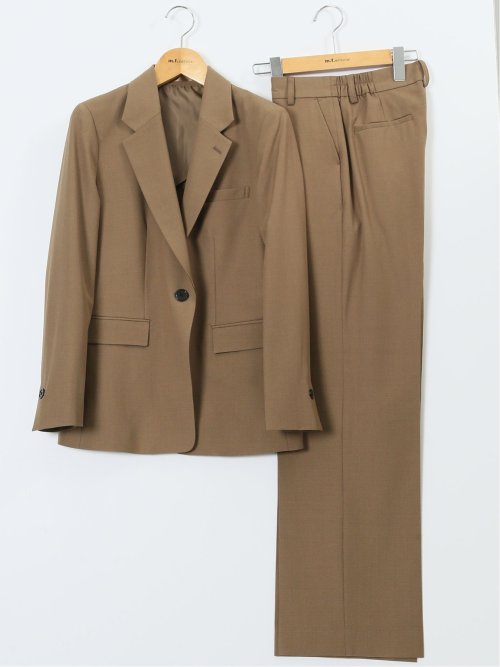 ウーリッシュ リラクシング 1ボタンジャケット＋セミワイドパンツ