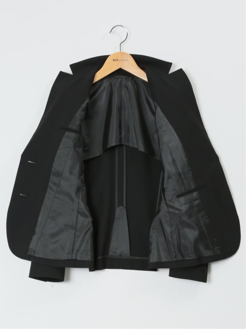 リクルート 2ボタンジャケット＋タイトスカート 黒無地