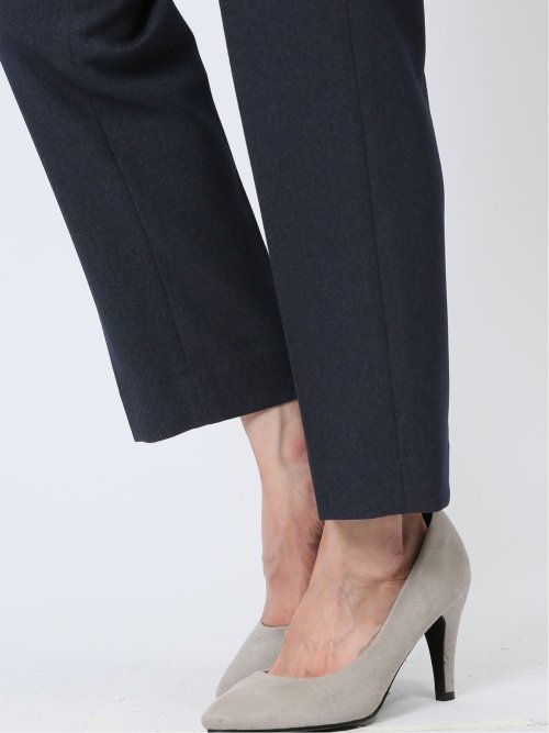 ウーリッシュ 1ボタンジャケット＋テーパードパンツ 紺